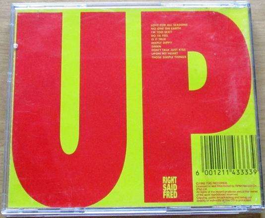 RIGHT SAID FRED Up CD [Gx33]