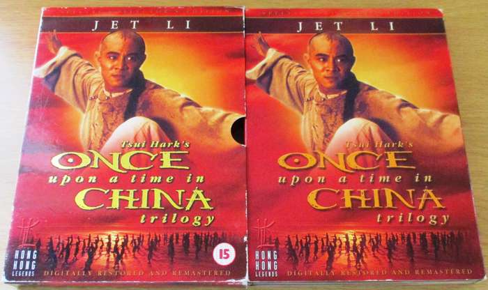 ONCE UPON A TIME IN CHINA Trilogy Jet Li 3xFilm DVD BOX SET [Box Set Shelf]