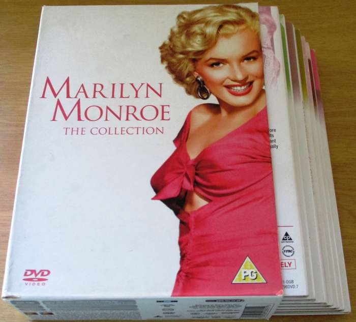 MARILYN MONROE The Collection 7xFilm DVD BOX SET [Box Set Shelf]