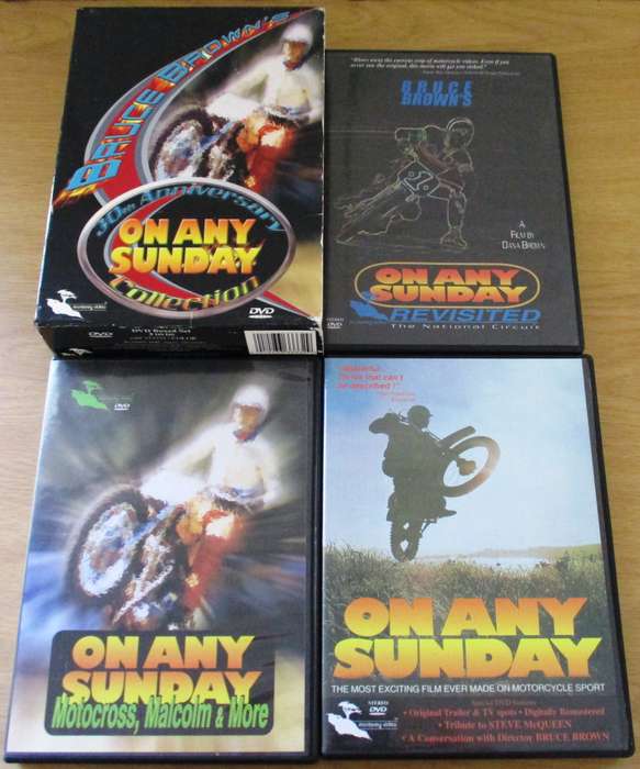ON ANY SUNDAY Motocross 3xDVD [Box Set Shelf]