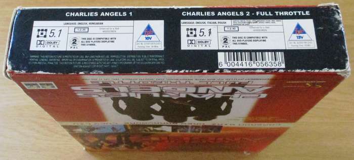 CHARLIE'S ANGELS 1 + 2 BOX SET 2xDVD [Box Set Shelf]