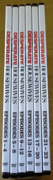 DESPERATE HOUSEWIVES The Complete First Season Episodes 1 - 23 6xDVD [Box Set Shelf]