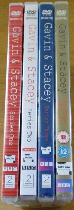 GAVIN & STACEY Series 1 - 3 + Christmas Special 4xDVD [Box Set Shelf]