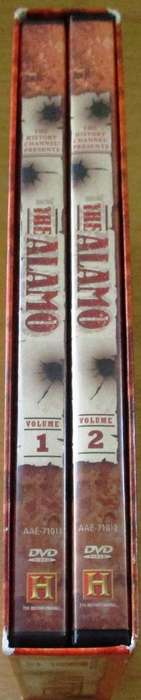 History Channel presents THE ALAMO Volume 1 + 2 DVD [Box Set Shelf]