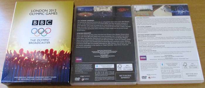 BBC LONDON 2012 OLYMPIC GAMES 5xDVD [Box Set Shelf]