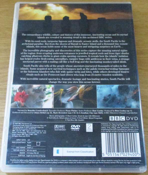 SOUTH PACIFIC BBC DVD [box set Shelf]