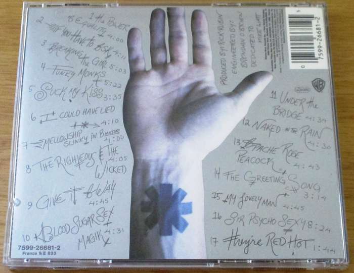RED HOT CHILI PEPPERS Blood Sugar Sex Magik CD