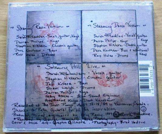 SARAH McLACHLAN Streaming CD [Gx36]