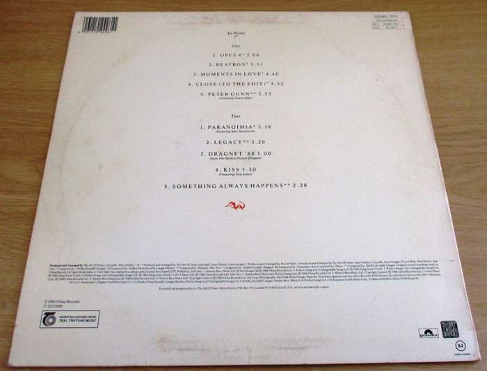 THE ART OF NOISE The Best of South African Pressing LP VINYL Record