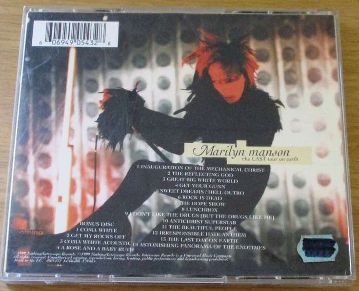 MARILYN MANSON Last Tour on Earth 2xCD