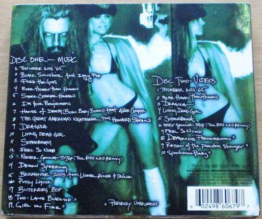 ROB ZOMBIE Past, Present & Future CD+ DVD [Gx35]