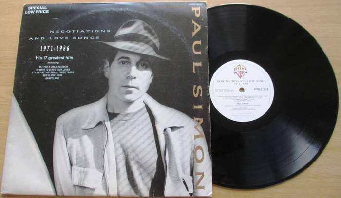 PAUL SIMON Negotiations and Love Songs 1971-1986 2xLP VINYL RECORD