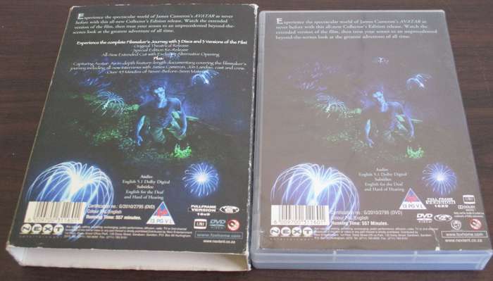 AVATAR Extended Collector's Edition 3xDVD BOXSET [BB4]
