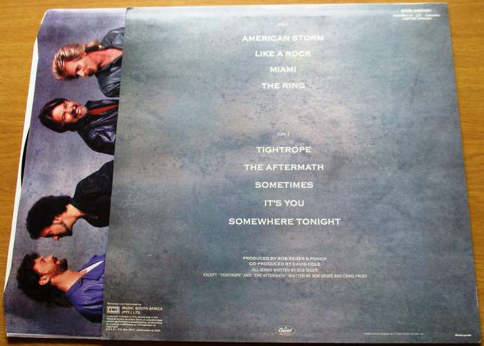 BOB SEGER & THE SILVER BULLET BAND Like a Rock LP VINYL RECORD