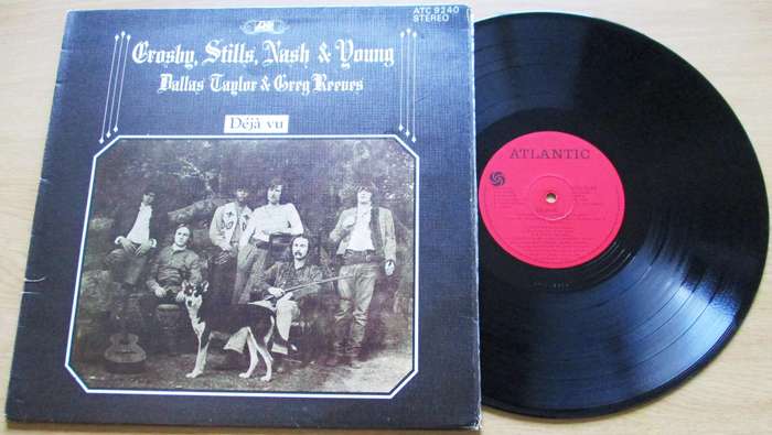 CROSBY STILLS NASH & YOUNG Deja Vu LP VINYL RECORD