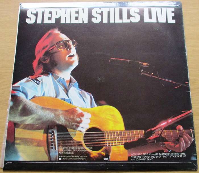STEPEHN STILLS Live LP VINYL RECORD