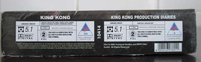 KING KONG Complete Collection DVD  [BBOX 6]