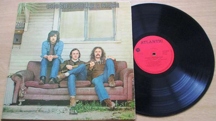 CROSBY STILLS + NASH Crosby Stills & Nash LP VINYL RECORD