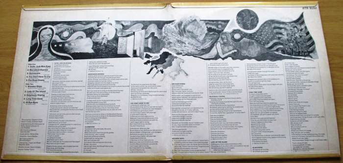 CROSBY STILLS + NASH Crosby Stills & Nash LP VINYL RECORD