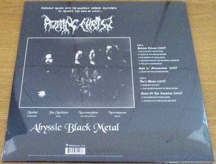 ROTTING CHRIST Abyssic Black Metal LP VINYL Record