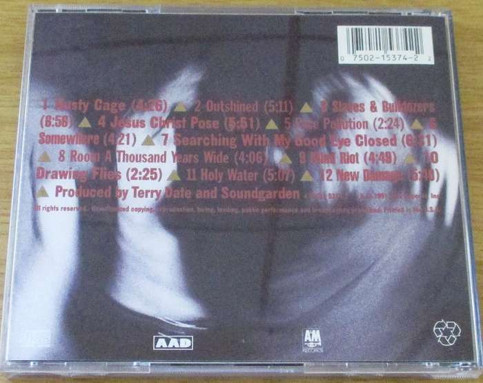 SOUNDGARDEN Badmotorfinger CD [Zx12]