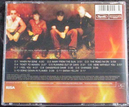 3 DOORS DOWN Away from the Sun CD [Shelf G x 3]