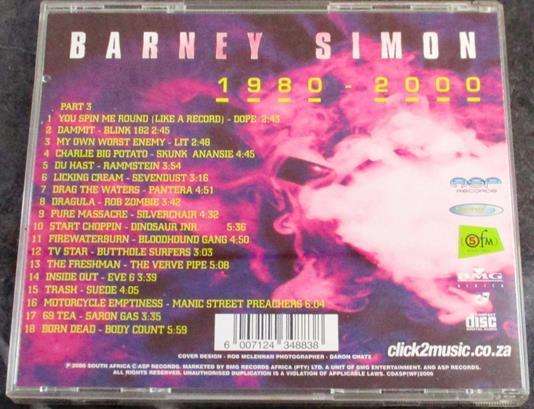 BARNEY SIMON 1980-2000 CD [Shelf G x 4]
