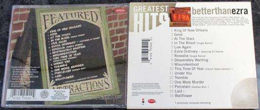 BETTER THAN EZRA Greatest Hits CD [Shelf G x 5]