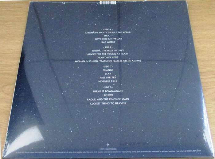 TEARS FOR FEARS Rule the World [Best Of] 180g 2xLP VINYL