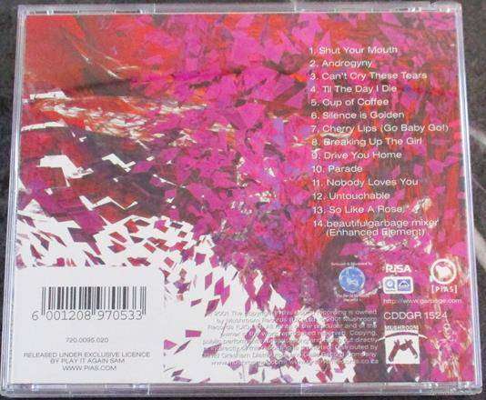 GARBAGE Beautiful Garbage CD  [Shelf G x 12]