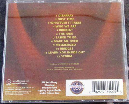 LIFEHOUSE Who We Are CD  [Shelf G x 22]