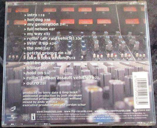 LIMP BIZKIT Chocolate Starfish and the Hot Flavored Water CD  [Shelf G x 22]