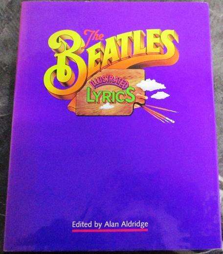 THE BEATLES Illustrated Lyrics Hardcover Book