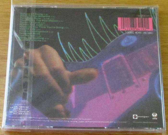 DIRE STRAITS Money for Nothing Best Of CD [Gx29]