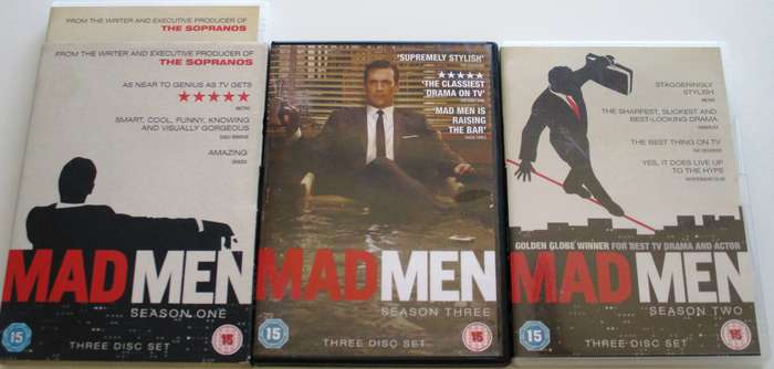MAD MEN Season 1 - 3  DVD [BBOX 9]