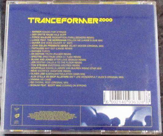TRANCEFORMER 2000 CD [Gx26]