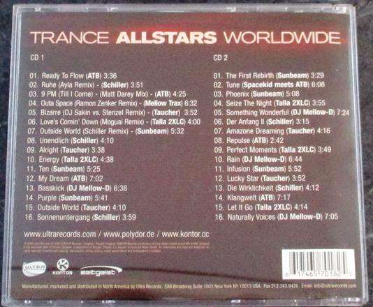 TRANCE ALLSTARS 2xCD [Gx27]