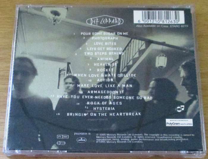 DEF LEPPARD Vault Best Of CD [Gx22]