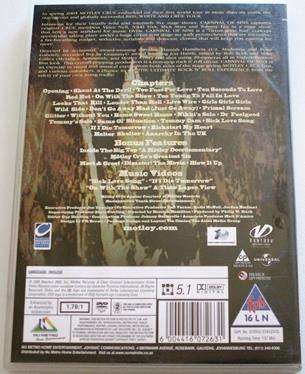 MOTLEY CRUE Carnival of Sins 2xDVD