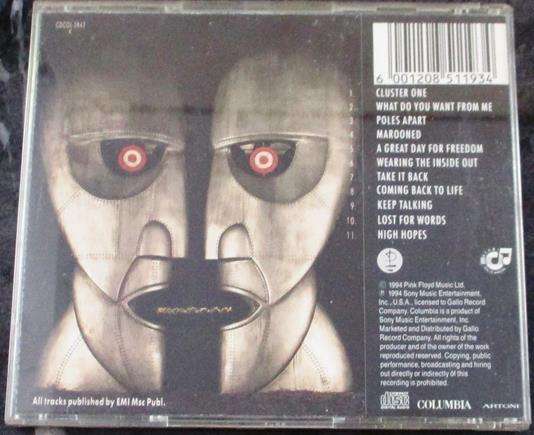 PINK FLOYD The Division Bell CD