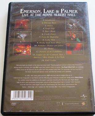 EMERSON LAKE and PALMER Live at the Royal Albert Hall DVD