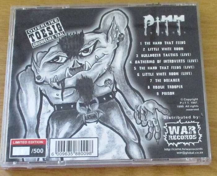 P.I.T.T. Three and a Half Years in the P.I.T.T. A Collection CD [Gx19] With sword in spine