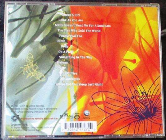 NIRVANA MTV Unplugged in New York CD