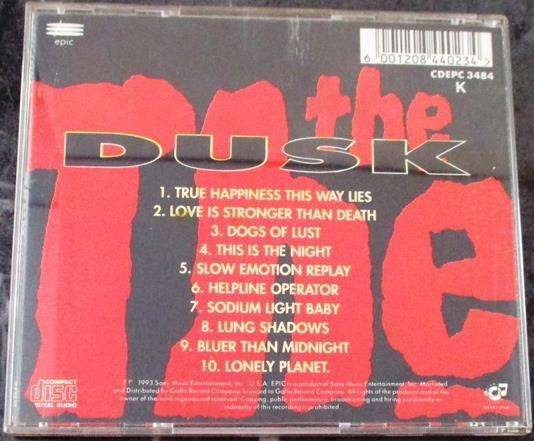 THE THE Dusk CD Matt Johnson
