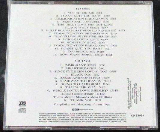LED ZEPPELIN BBC Sessions 2xCD  [Gx36]