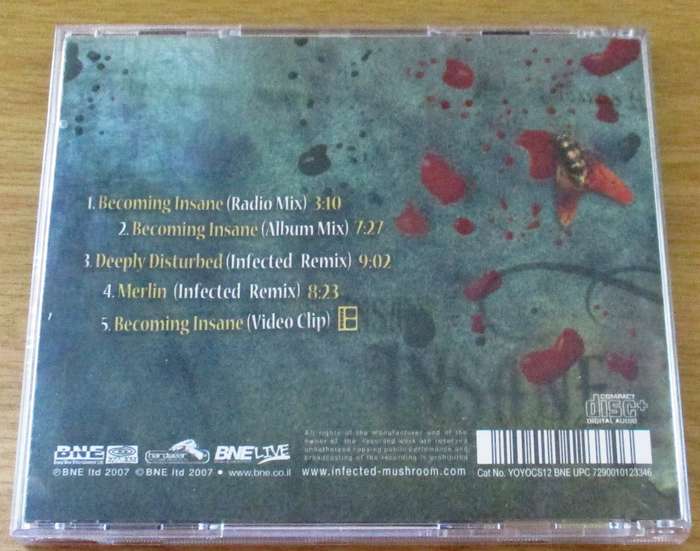 INFECTED MUSHROOM Becoming Insane CD (Vx4]