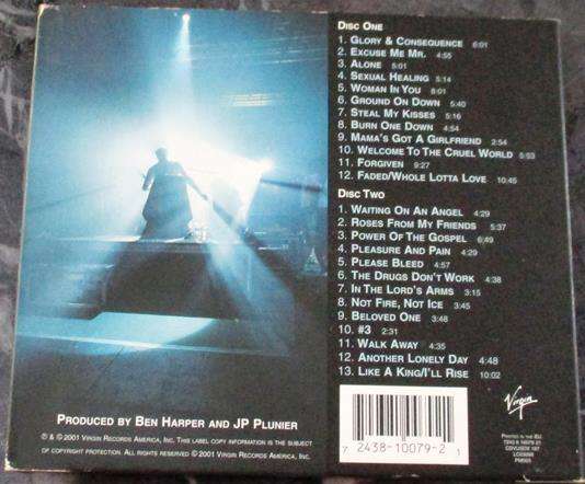 BEN HARPER & THE INNOCENT CRIMINALS Live from Mars 2xCD [Gx36]