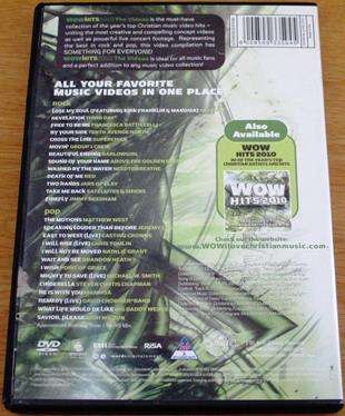WOW HITS 2010 Christian Artist and Videos DVD