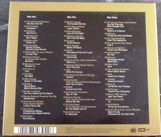 ONE Moment, One Feeling the Greatest Dance Records of all Time 3xCD Ministry of Sound