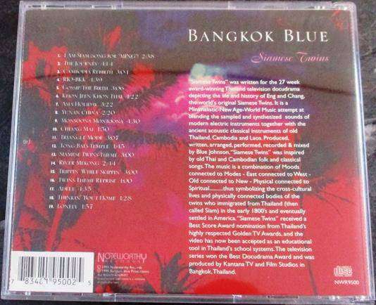 BANGKOK BLUE Siamese Twins CD [Ambient / Chill Out Compilation]